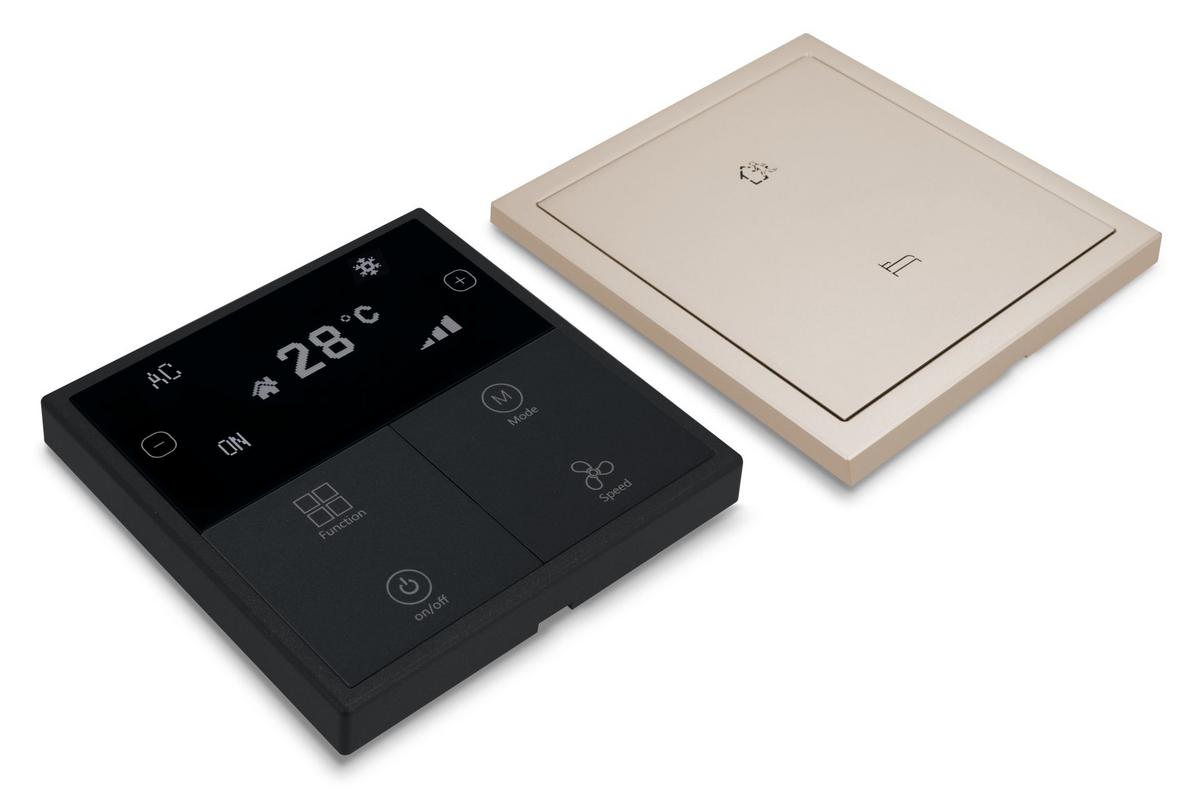 Tile – nadčasový minimalistický design s podsvícenými tlačítky a možností gravírování ikon či textů. (Zdroj: HDL Automation)