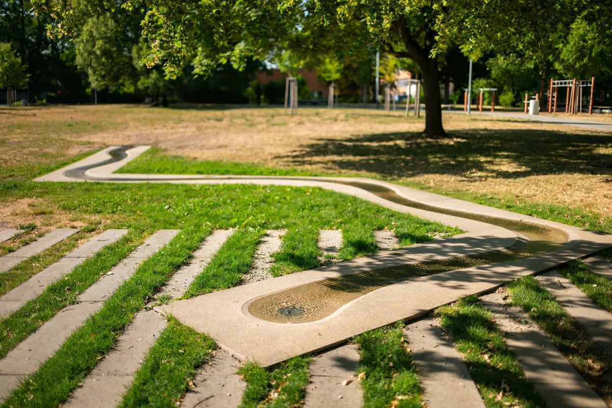 Park na ulici Řehořova v brněnských Černovicích (Foto: Vojta Herout)