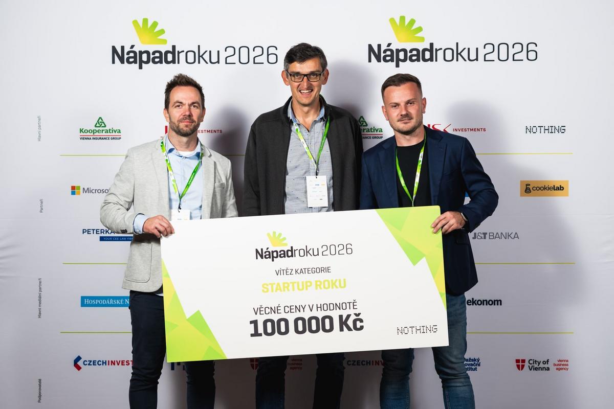 Ocenění za startup roku (Zdroj: napadroku.cz)