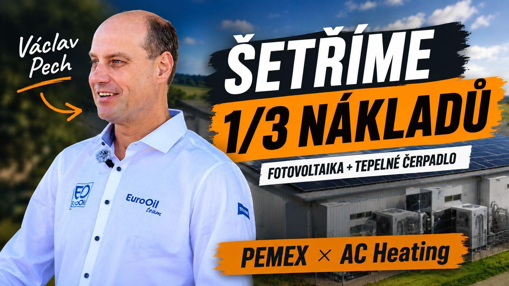 Václav Pech šetří třetinu nákladů díky FVE (Zdroj: AC Heating)