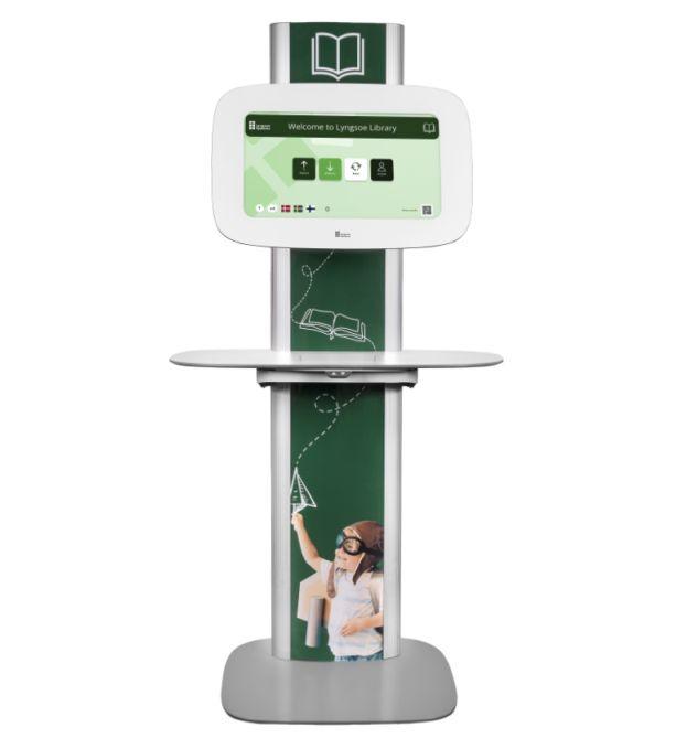 Samoobslužné knihovní zařízení Lyngsoe LibDeco F20 (Zdroj: ORIS PLUS)