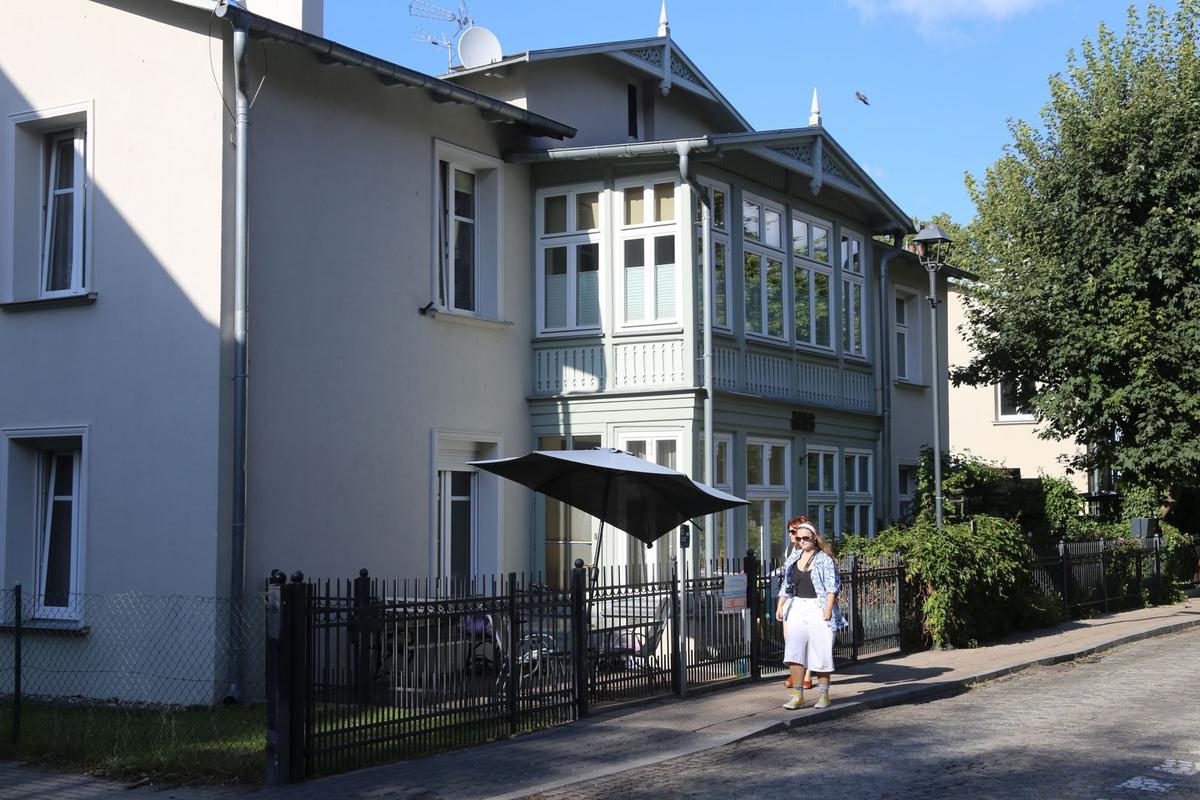 Typická sopotská weranda (Foto: Petr Pojar)