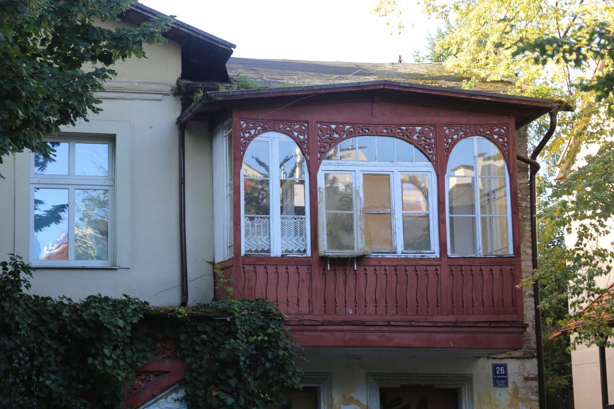 Typická sopotská weranda (Foto: Petr Pojar)