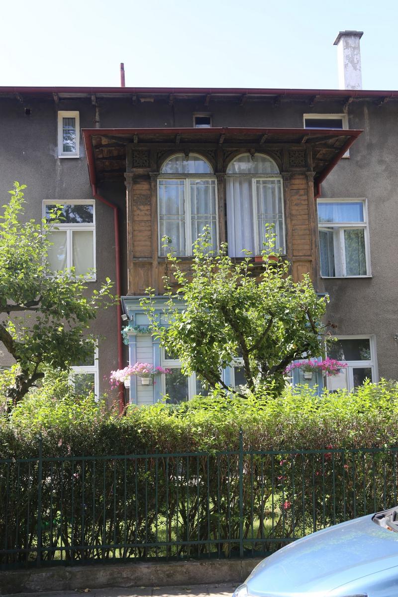 Typická sopotská weranda (Foto: Petr Pojar)