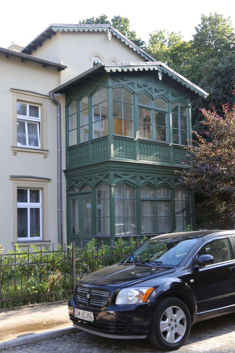 Typická sopotská weranda (Foto: Petr Pojar)