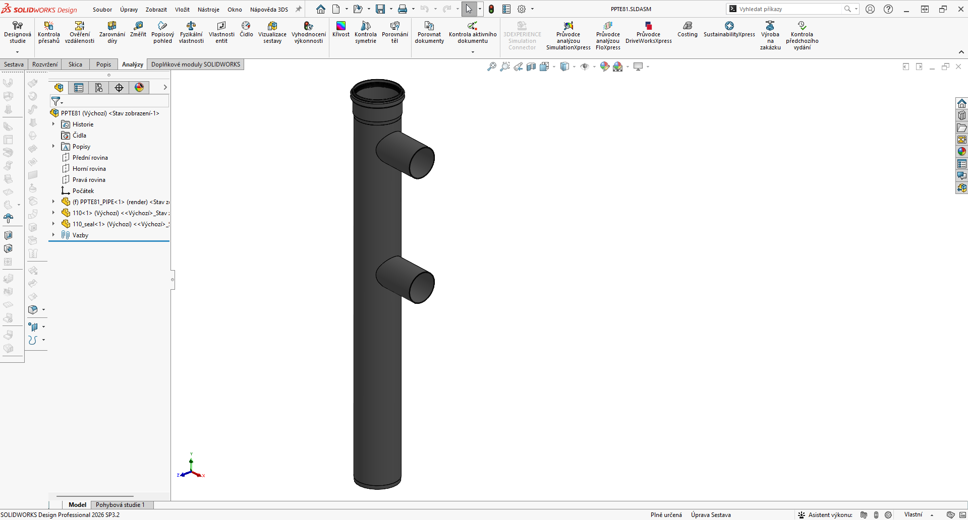 Tvorba atypického dílu v Solidworks Design (Zdroj: ALMEVA EAST EUROPE)