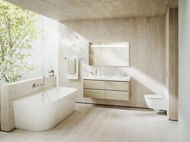 Kolekce MEDA od značky LAUFEN, navržená švýcarským designérem Peterem Wirzem, spojuje elegantní minimalismus s promyšlenou funkčností pro každodenní komfort v koupelně. Charakteristickým rysem je decentní design s hladkými liniemi a praktickým využitím prostoru – například u umyvadel a nábytku s dostatkem úložných ploch. MEDA nabízí nadčasový vzhled, který snadno zapadne do moderních interiérů a umožňuje kombinovat různé prvky podle individuální potřeby.