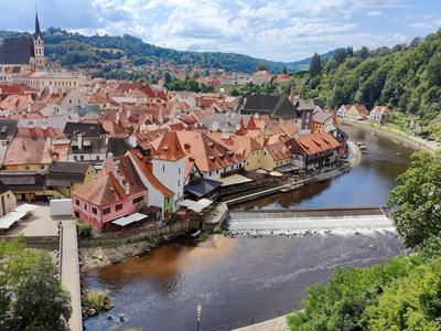 To nezateplíš, historické centrum Českého Krumlova (Zdroj: Shutterstock)