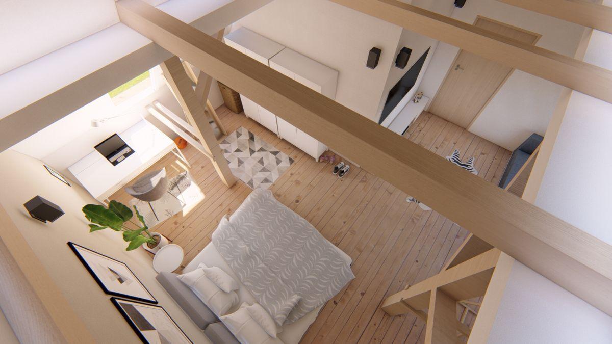 3D vizualizace interiéru (Zdroj: JN Design)