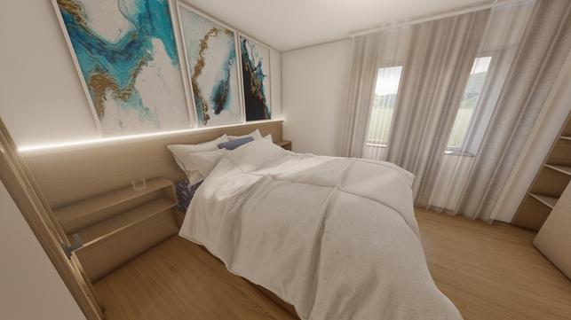 3D vizualizace interiéru (Zdroj: JN Design)