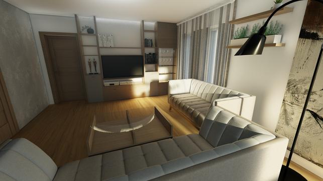 3D vizualizace interiéru (Zdroj: JN Design)