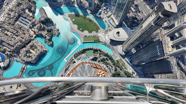 Burj Khalifa - pohled z věže (Zdroj: Shutterstock)