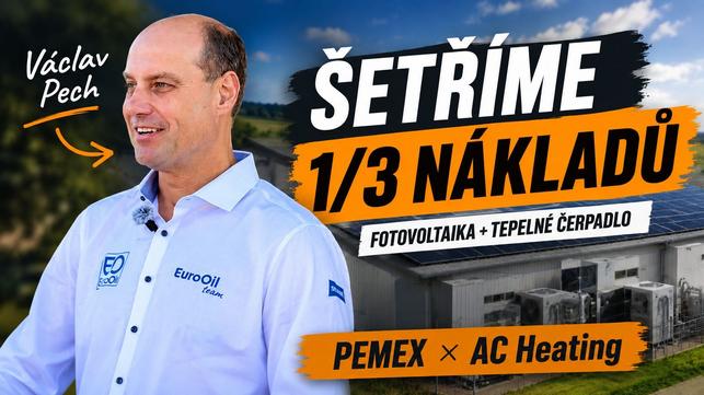 Václav Pech šetří třetinu nákladů díky FVE (Zdroj: AC Heating)