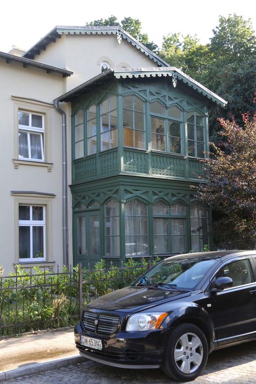 Typická sopotská weranda (Foto: Petr Pojar)
