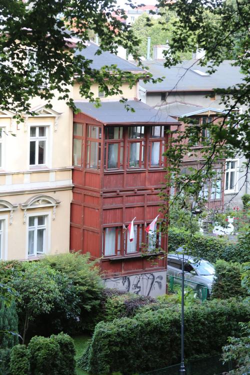 Typická sopotská weranda (Foto: Petr Pojar)