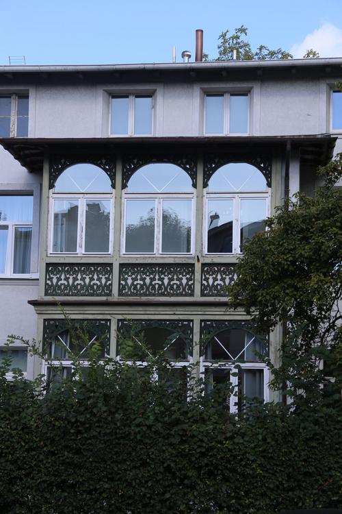 Typická sopotská weranda (Foto: Petr Pojar)