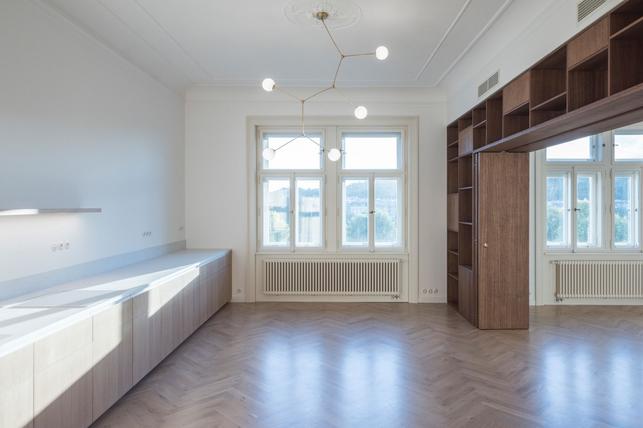 Rekonstrukce měla byt především otevřít, prosvětlit a dát jednotlivým místnostem hierarchii. (Foto: Martin Čeněk)