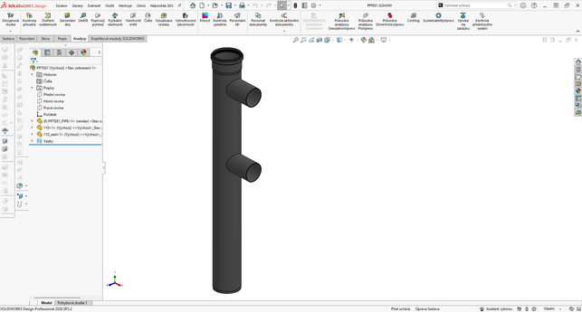 Tvorba atypického dílu v Solidworks Design (Zdroj: ALMEVA EAST EUROPE)